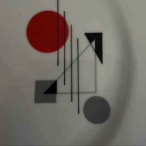 Mid Century dinner plate , 60s graphic Bavaria Germany